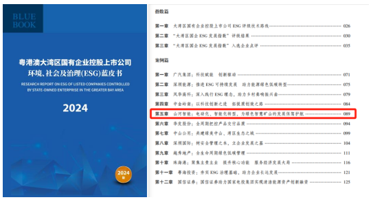 喜讯！米兰在线登录-米兰(中国)
智能再次入选“大湾区国企ESG发展指数”榜单